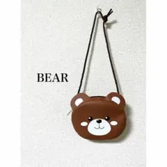 新品　ショルダーバッグ　キッズ　ストラップつき　くま　くまさん　かわいい