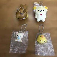 スクイーズマスコット　リラックマ　コリラックマ　キイロイトリ【４個セット】