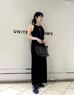 ＜H＞コットンリブタンクドレス h beauty&youth