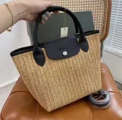 新品 ロンシャン かごトップハンドルバッグ トートバッグ ショルダーバッグ