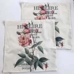 最終価格！クッションカバー　2枚組　薔薇