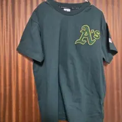 MLB A's ダークグリーン Tシャツ