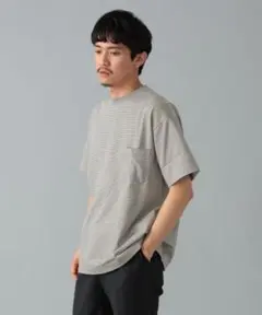 【2025SS】A VONTADE アボンタージ ミニボーダー ポケットTシャツ