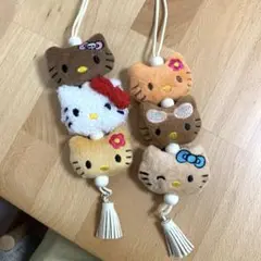 ハローキティ ストラップ 6個セット