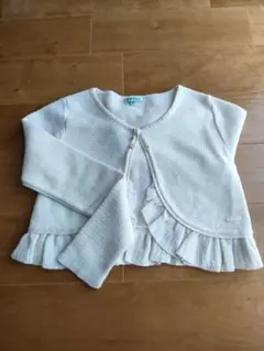TOCCA フリル付きカーディガン 120