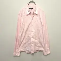 ジルブレイズ JILLBLAZE ワイシャツ 長袖 Lピンク 美品ビジネス243