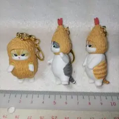 mofusand えびにゃん キーホルダー　3個セット①