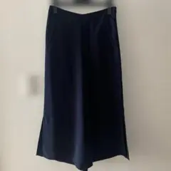 NOBLE ワイドパンツ　Ｍ　ネイビー　濃紺