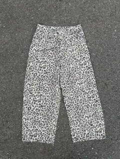 WISH FOR EVERヒョウ柄デニムパンツ