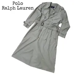 Ralph Lauren トレンチコート ベージュ ベルト付 Aライン ロング