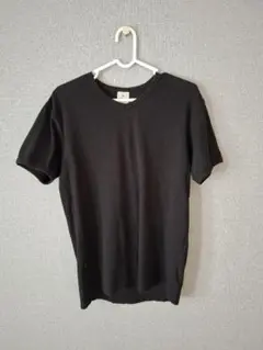 AVIREX ブラック Tシャツ M 黒 無地 リブ