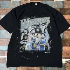 ロサンゼルスアパレル　NBA ゴールデンステート・ウォリアーズ 半袖tシャツ　黒
