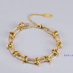 【超希少品】欧米の個性的なブレスレット18 Kゴールドブレスレット33