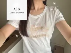 Armani Exchange ホワイト Tシャツ Lサイズ♡