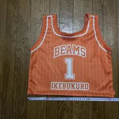 オレンジ メッシュ BEAMS IKEBUKURO手提げ