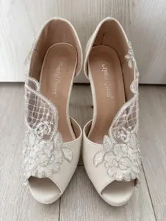 Crystal Queen オープントゥパンプス　36ほぼ未使用