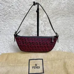 希少カラー 美品 フェンディ FENDI ズッキーノ アクセサリーポーチ