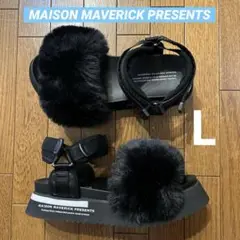 新品同様MAISON MAVERICK PRESENTS ファー サンダル L
