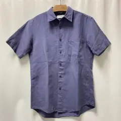 UNIQLO　ユニクロ　リネンコットン半袖シャツ Sサイズ