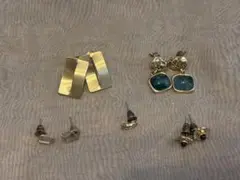 ゴールド系ピアスセット 4セット
