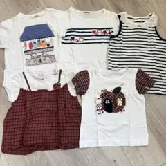 familiar ファミリア　Tシャツセット 100 110
