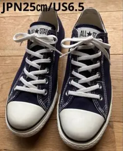 CONVERSE CANVAS ALL STAR OX ネイビー 25㎝
