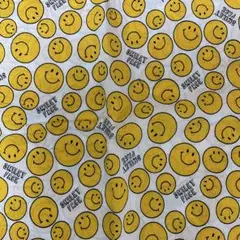 スマイリーフェイス　柄　生地セット　ニコちゃん