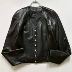 dacute ダクテ レザージャケット ライダース グレージュ 大草直子 42 dacute ダクテ レザージャケット ライダース グレージュ 大草