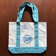 未使用 Trader Joe's 2025年発売 ミニトートバッグ グリーン