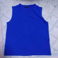 ノースリーブ トップス ロイヤルブルー