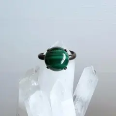 マラカイトAAA˚✧₊⁎₊⁎天然石リング（8号〜フリーサイズ)