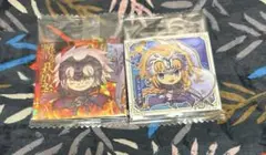 ジャンヌ　ジャンヌオルタ　fgo ウエハース　シール　にふぉるめーしょん