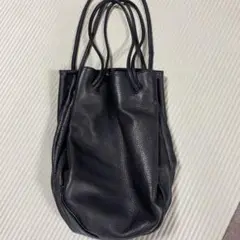 ミキアモ　michiamo 黒　レザーバッグ