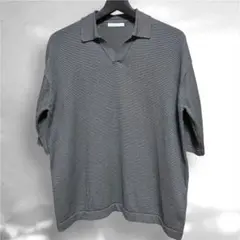 【美品】PIN BORDER KNIT POLO