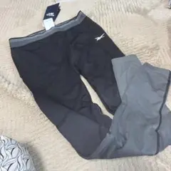 Reebok レギンス ブラック/グレー　新品