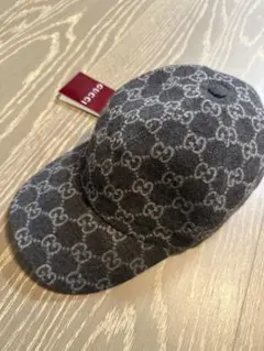 GUCCI グッチ キャスケット グッチ GUCCI 帽子 GGパターン グレー ブラック メンズ GUCCI