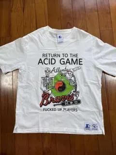 STARTER × BLACK WEIRDOS コラボTシャツ スカルデザイン