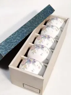 限定品　未使用‼️レトロ 有田焼 明瑞 湯飲み 5セット