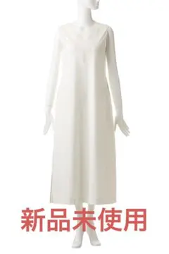 値下げ★新品★ebure プレートレースコットン ノースリーブワンピース