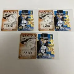 ワンピース　サボ　イマジンウォンテッド　3枚　未使用品