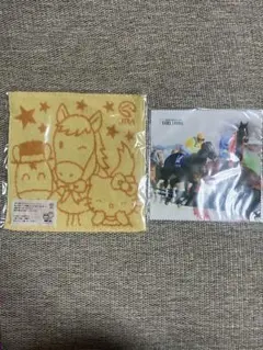JRA エクセル道頓堀　ミニクロス　ハンドタオル　2枚セット
