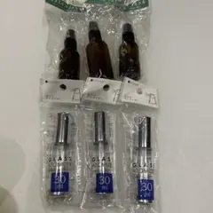 ガラスアトマイザー 30ml×3本と遮光ガラスボトルセット3本セット