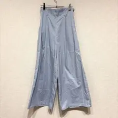 ✨良品✨ ヌガティーヌ 【M】 ワイドパンツ ♡ 美脚 きれいめ シンプル 水色