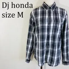美品 dj honda ディージェイホンダ 長袖 ネルシャツ M【121】