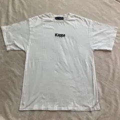 Kappa ホワイト ゴロ刺繍Mサイズ Tシャツ