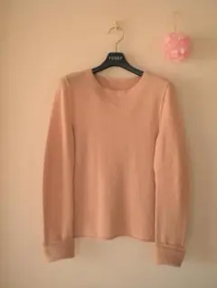 ♪FOXEY カシミヤ100% セーター トップス モーヴピンク クリーニング済