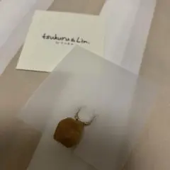 リンネル イヤーカフ 天然石