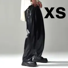 【限定 500着販売】ADRER シンセティックレザールーズパンツ（XS）