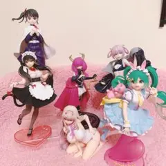 プライズ フィギュア 箱無し 未使用品 まとめ売り アウラ 時崎狂三 初音ミク