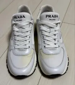 PRADA ホワイト スニーカー ミラノ